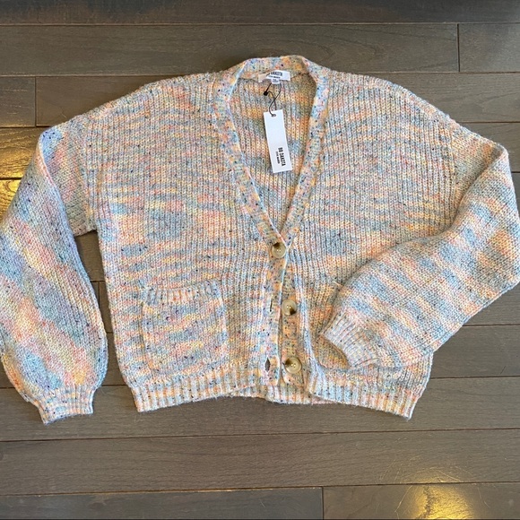 NWT BB Dakota Multi Colored Cardigan - Picture 1 of 8
